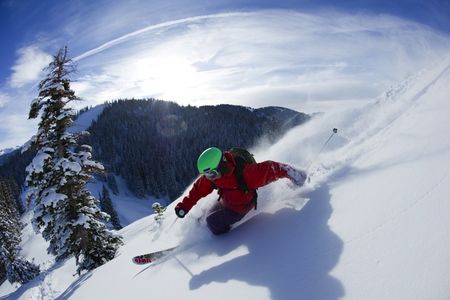 Skifahrer Colorado