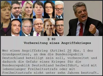 Die deutschen Kriegshetzer