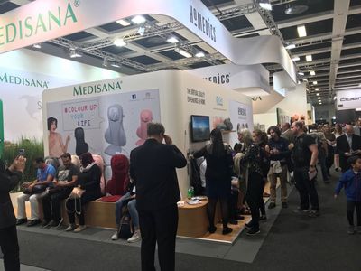 Grosser Publikumsandrang herrschte zur Eroeffnung der IFA 2018 auf dem Stand von Medisana