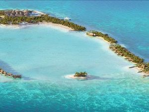 Das Waldorf Astoria Maldives Ithaafushi liegt 30 Bootsminuten vom internationalen Airport Malé im Sued-Malé-Atoll im Indischer Ozean entfernt