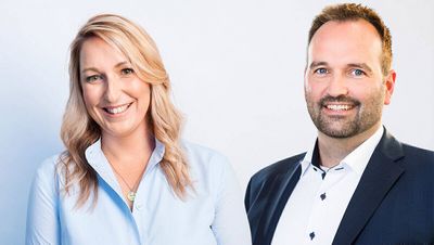 Sabine Zantis und Lars Klein, Geschäftsführer von Aldi Nord und Aldi Süd, geben W&V ein gemeinsames Interview