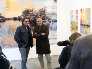 Dirk Geuer und Künstler Dieter Nuhr Dirk Geuer und Künstler Dieter Nuhr
