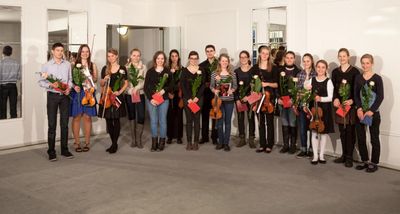 Teilnehmer Violinen-Förderwettbewerb 2012