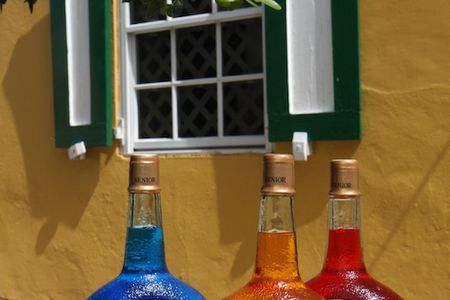 Essen und Trinken Curacao Likoer