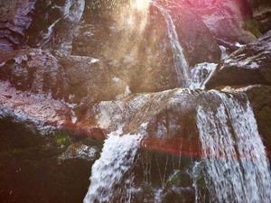 Die Risslochfaelle nahe dem Bodenmaiser Hof sind die groeßten Wasserfaelle im Bayerischen Wald und ueben eine besondere Faszination aus Die Risslochfaelle nahe dem Bodenmaiser Hof sind die groeßten Wasserfaelle im Bayerischen Wald und ueben eine besondere Faszination aus