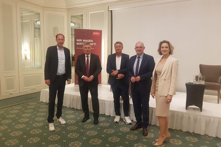Stefan Engstfeld, Bodo Löttgen, Christof Rasche, André Stinka und Eva-Maria Blank