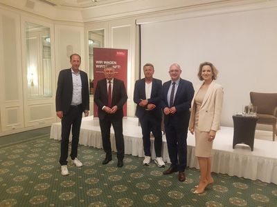 Stefan Engstfeld, Bodo Löttgen, Christof Rasche, André Stinka und Eva-Maria Blank