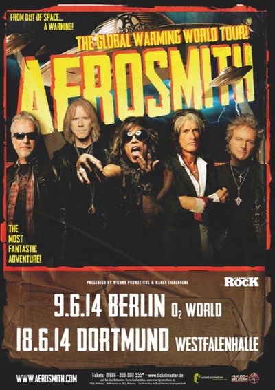 Aerosmith geben zwei Deutschlandkonzerte