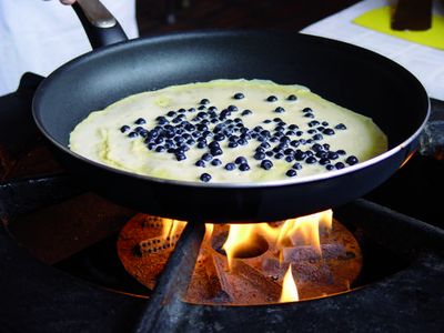 Heidelbeer Pfannkuchen aus dem Schwarzwald