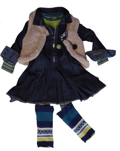 Stil Paglie Maedchenmode Blaues Outfit Stil Paglie Maedchenmode Blaues Outfit