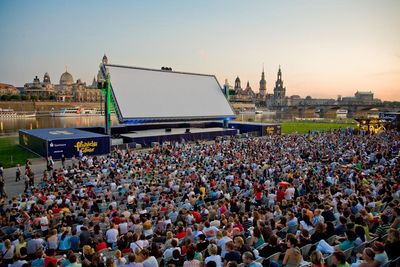 Filmnaechte am Elbufer - Buehne