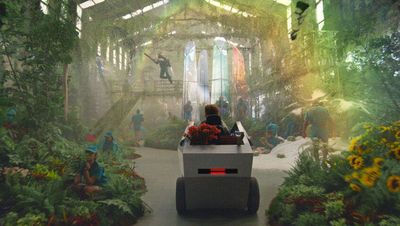 Szene aus dem etwas surrealen Fiverr-Spot