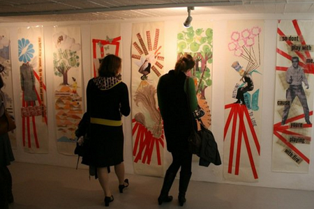Ausstellung Fehmi Baumbach 2010 bei neongolden