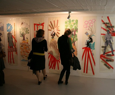 Ausstellung Fehmi Baumbach 2010 bei neongolden