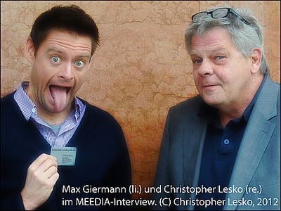 Christopher Lesko im  Gespraech mit Max Giermann ueber die Jugend in Freiburg