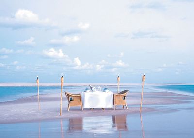 Reisen Anantara Bazaruto Island Resort Privates Dinner Reisen Anantara Bazaruto Island Resort Privates Dinner