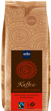 Fairtrade Kaffee von arko