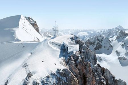 Gipfel der Zukunft. die Stararchitekten Herzog & de Meuron haben sich bei ihrem Projekt Titlis 3020 den gleichnamigen Gletscher oberhalb von Engelbergin der Zentralschweiz vorgenommen