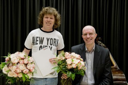 Die Preisträger des Wuerth Literaturpreises: Norbert Müller  und Kai Metzger