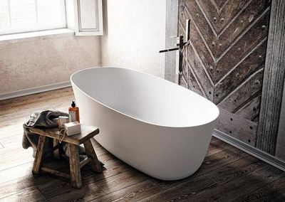 Im Badezimmer kann man den Alltag hinter sich lassen