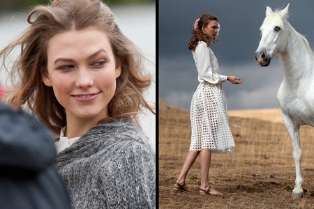 Making-of Mercedes-Benz Fashion Week Berlin A/W 2013 mit Topmodel Karlie Kloss