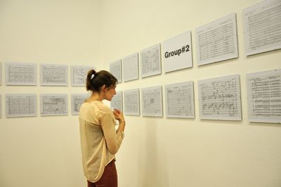Ausstellung zum Party Pieces Project fuer Cage