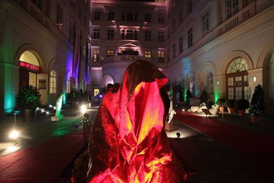 Lichtkunst von Manfred Kielnhofer und Christoph Luckeneder