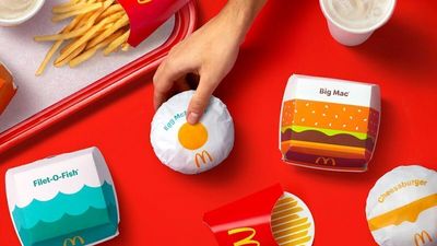 In der Mitte: Das Ei kennzeichnet den McMuffin