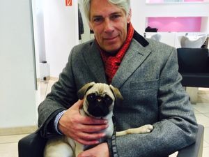 Auch Gottfried Boehmer von der GFDK, hier mit seinem Mops Adele will keinen illegalen Welpenhandel
