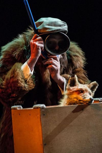Theaterinszenierung der Compagnie Freaks in Dresden: Die Geschichte vom Fuchs, der den Verstand verlor am 23. und 24.3.2013