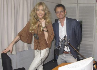 Dolly Buster mit hr1-Moderator Uwe Berndt