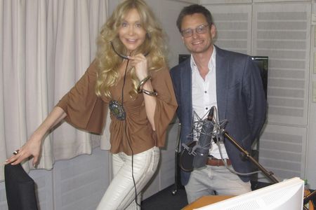 Dolly Buster mit hr1-Moderator Uwe Berndt