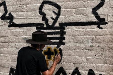 Danny Minnick Wall Painting by Rodney Church