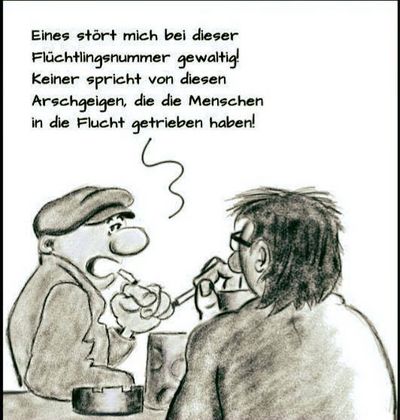 Die Fluechtlinge werden politisch missbraucht