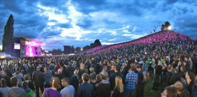 Das Fest ist eine Open-Air-Veranstaltung in Karlsruhe