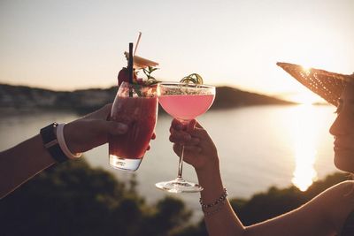 Ein Drink hilft immer gegen Hitze