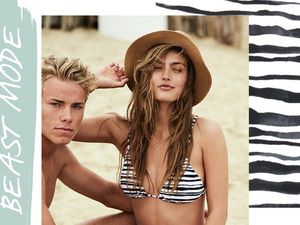 Fuer ungezaehmte Sommerfreude sorgen Swimwear und Kaftane in Komplett-Musterung von BARTS Fuer ungezaehmte Sommerfreude sorgen Swimwear und Kaftane in Komplett-Musterung von BARTS