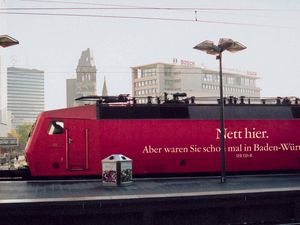 BaWue-Kampagne Anfang der 2000er entstand der Claim für die Außenwerbung BaWue-Kampagne Anfang der 2000er entstand der Claim für die Außenwerbung