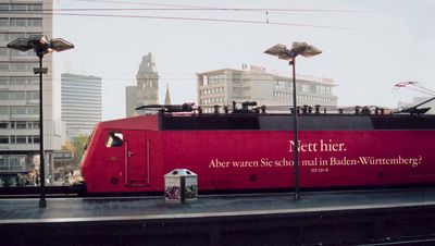 BaWue-Kampagne Anfang der 2000er entstand der Claim für die Außenwerbung