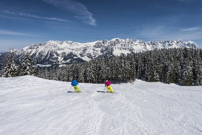 Skifahren am Wilden Kaiser in Tirol