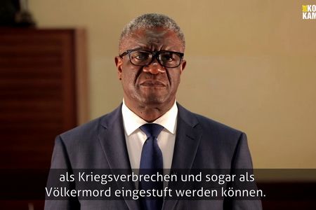 Dr. Denis Mukwege erhielt 2018 den Friedensnobelpreis für seinen Einsatz für die Gesundheit und Rechte von Frauen