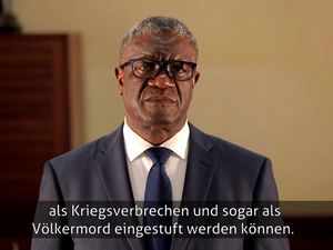 Dr. Denis Mukwege erhielt 2018 den Friedensnobelpreis für seinen Einsatz für die Gesundheit und Rechte von Frauen Dr. Denis Mukwege erhielt 2018 den Friedensnobelpreis für seinen Einsatz für die Gesundheit und Rechte von Frauen