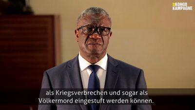 Dr. Denis Mukwege erhielt 2018 den Friedensnobelpreis für seinen Einsatz für die Gesundheit und Rechte von Frauen