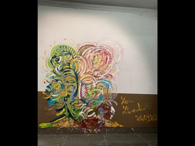 Wandbild von Leon Loewentraut in Monheim am Rhein