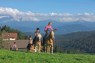 Auf 39 „Roter Hahn“-Bauernhöfen können Urlauber reiten, vier davon haben sich auf diesem Gebiet sogar spezialisiert