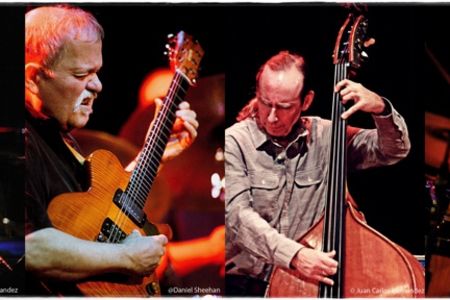 Das John Abercrombie Quartet tritt im Jazzclub Unterfahrt auf
