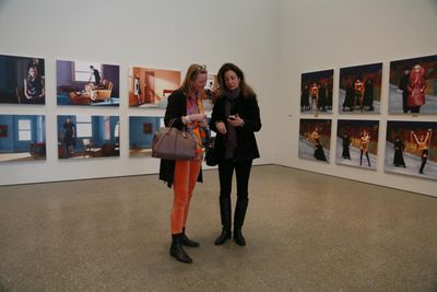 Besucher Karl Lagerfeld Ausstellung Folkwang Museum