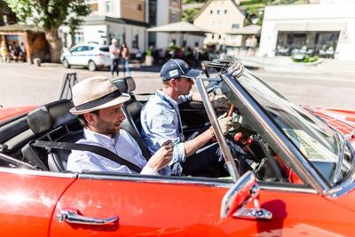 Hier zaehlt vor allem gutes Timing Zeitpruefung waehrend der Suedtirol Classic Schenna