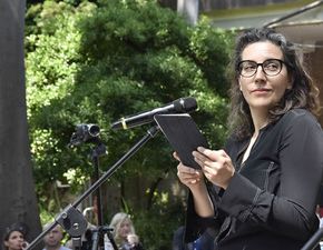 Die Kuratorin Brigitte Franzen ist die diesjaehrige Kuratorin der 14. Triennale Kleinplastik Fellbach 2019 Die Kuratorin Brigitte Franzen ist die diesjaehrige Kuratorin der 14. Triennale Kleinplastik Fellbach 2019