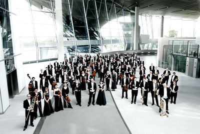 Muenchner Philharmoniker geben Konzert beim Klassik am Odeonsplatz